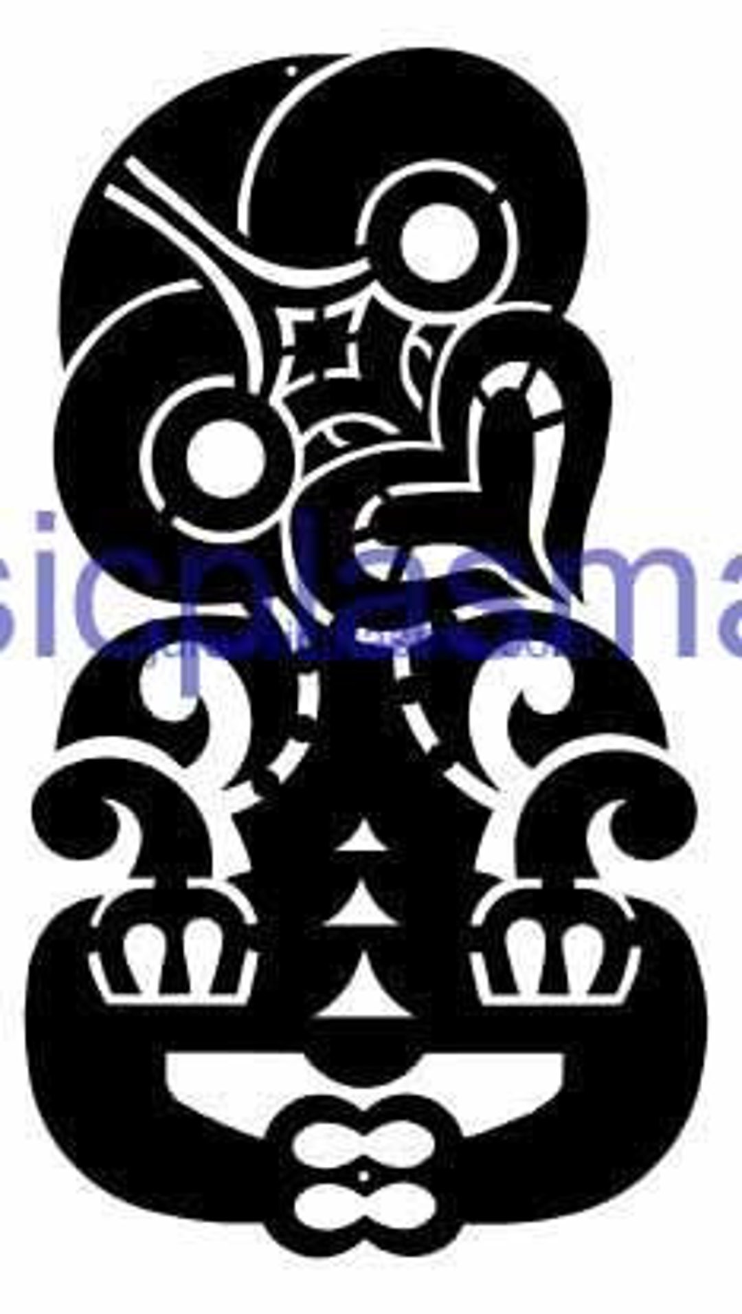 Tiki Image DXF SVG File for Plasma, Laser, Water Jet Vinyl Vector - Etsy