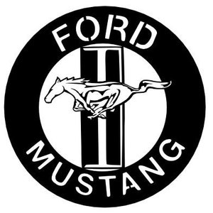 Mustang ford sign dxf svg file plasma file only