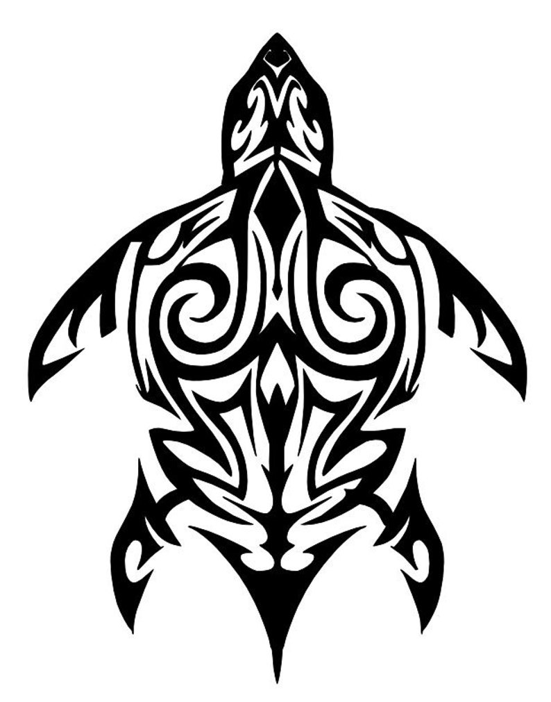 Tribal Turtle Dxf Svg Etsy