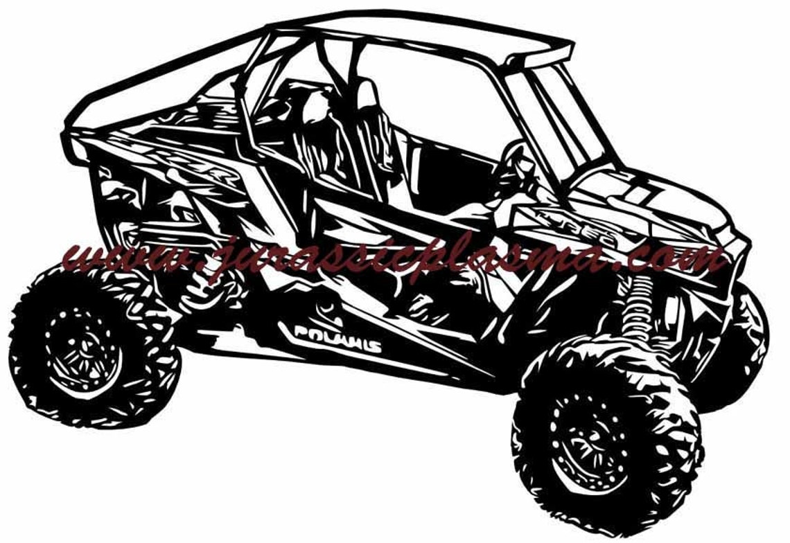 UTV Atx Rzr Polaris DXF SVG File for Plasma Laser Water Jet Etsy