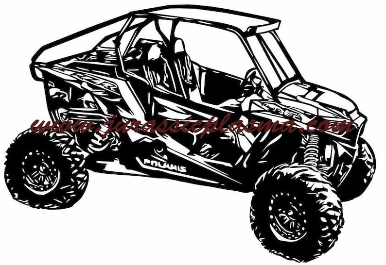 UTV Atx Rzr Polaris DXF SVG File for Plasma, Laser, Water Jet Vinyl