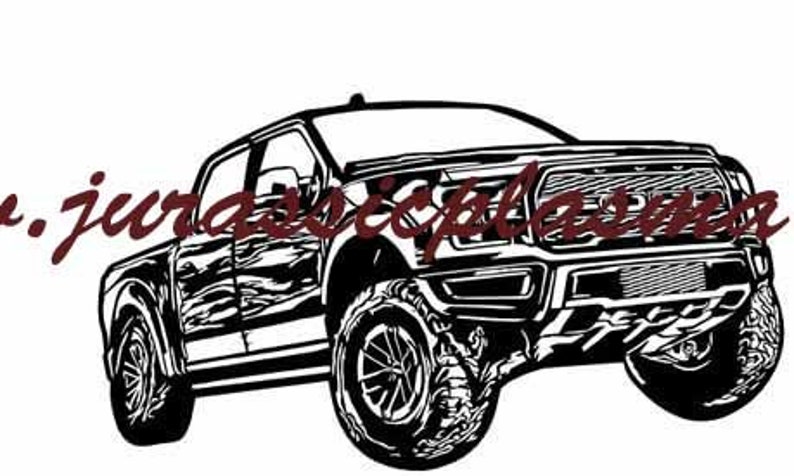 Download Ford Raptor DXF SVG file for Plasma laser water jet vinyl ...
