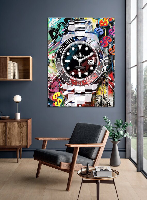 Rolex Silver Art Piece Motivational 