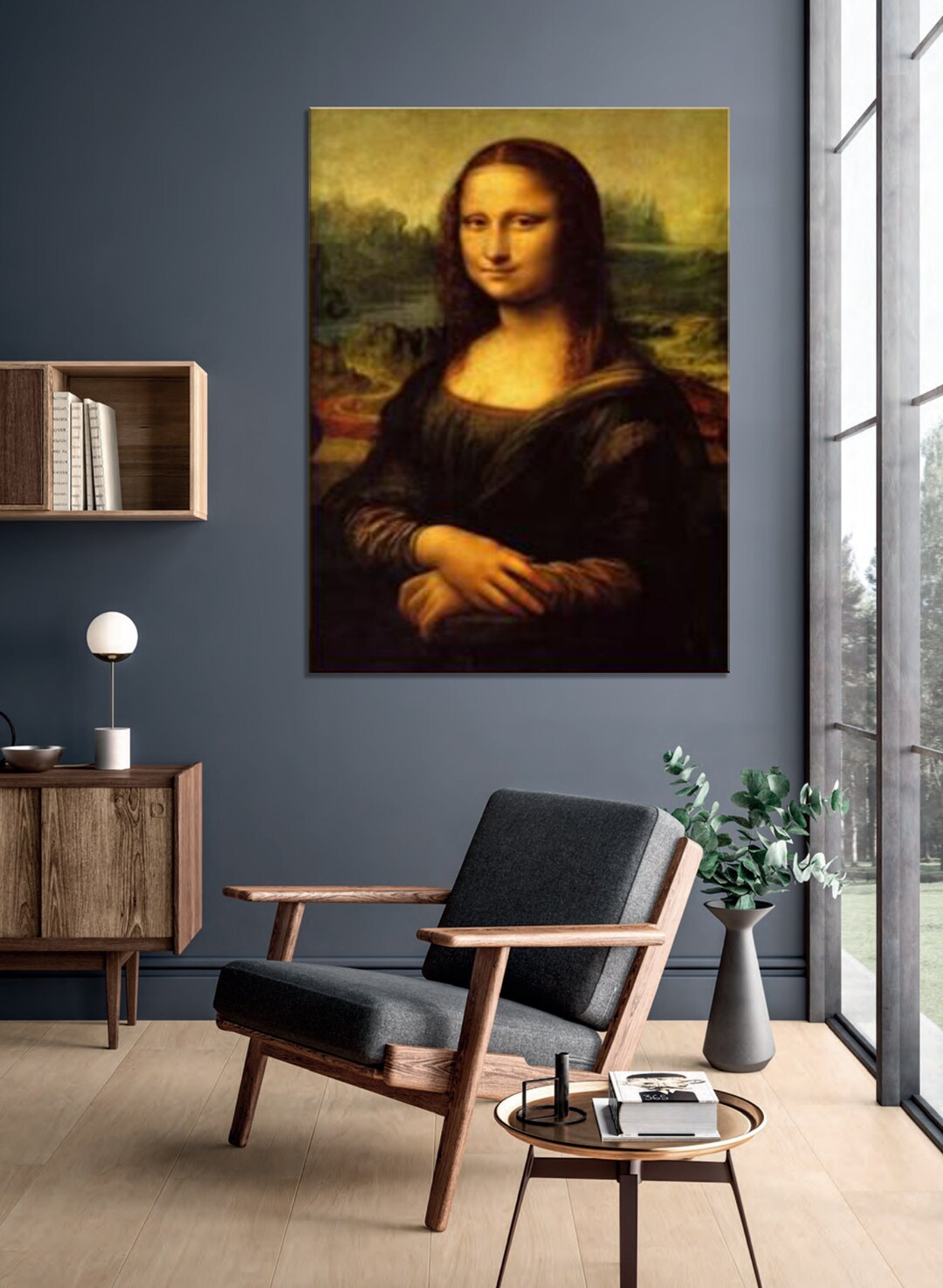 Mona Lisa Motivational Canvas Artwork Home Office Decor High - Etsy