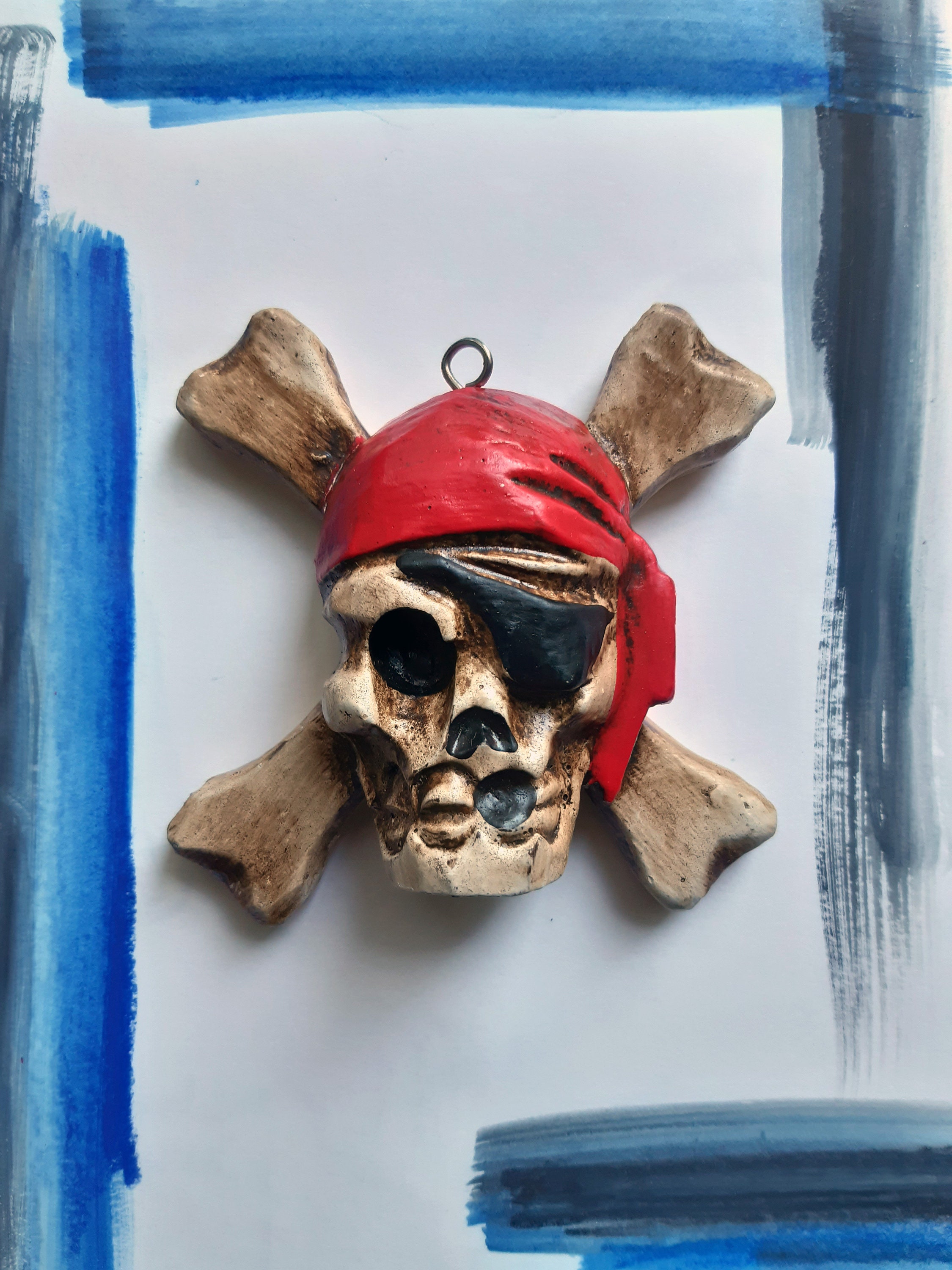 Pirate Crossbones Stylish Kitsch Novelty Artistic Themed Etsy