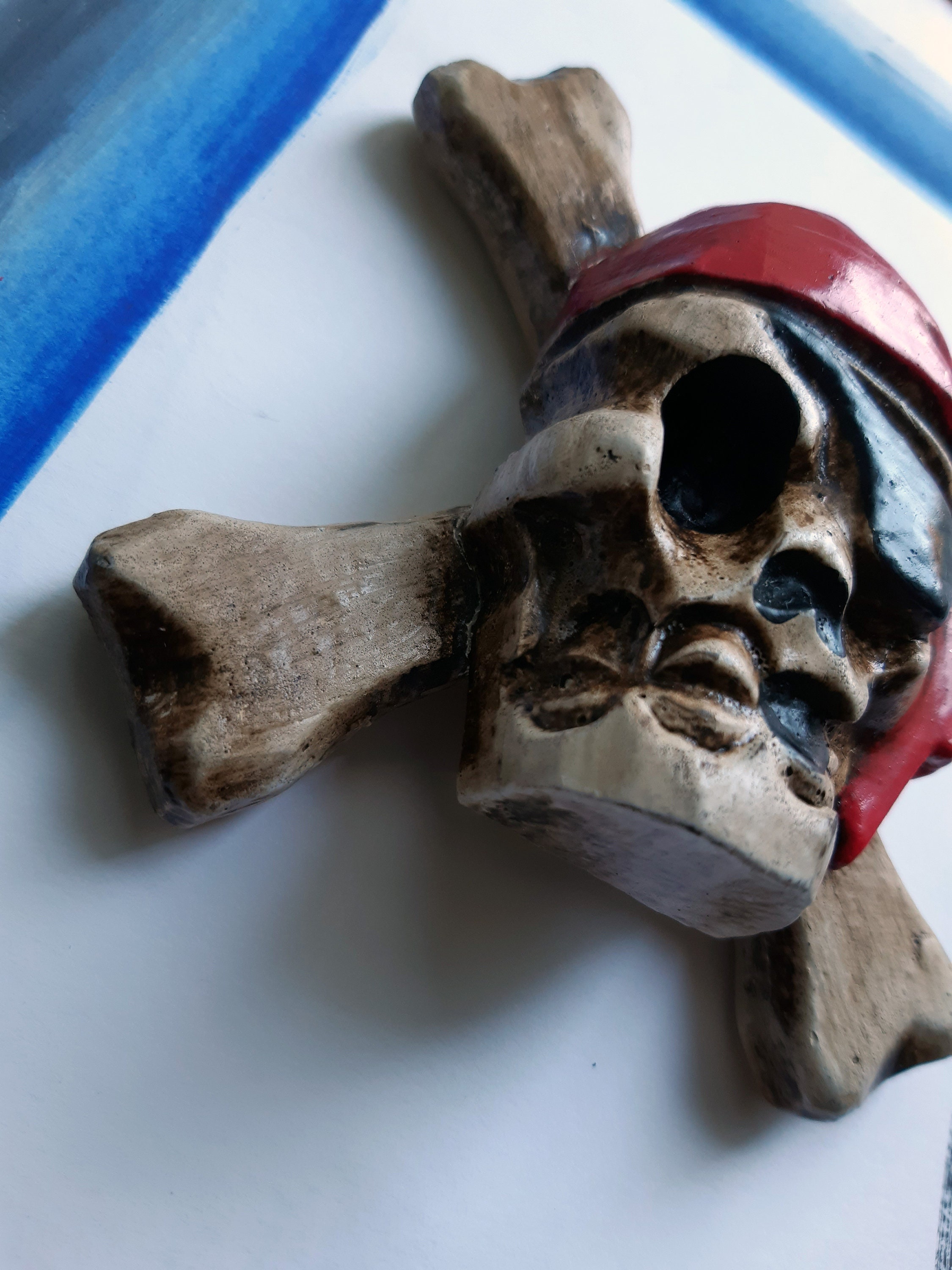 Pirate Crossbones Stylish Kitsch Novelty Artistic Themed Etsy