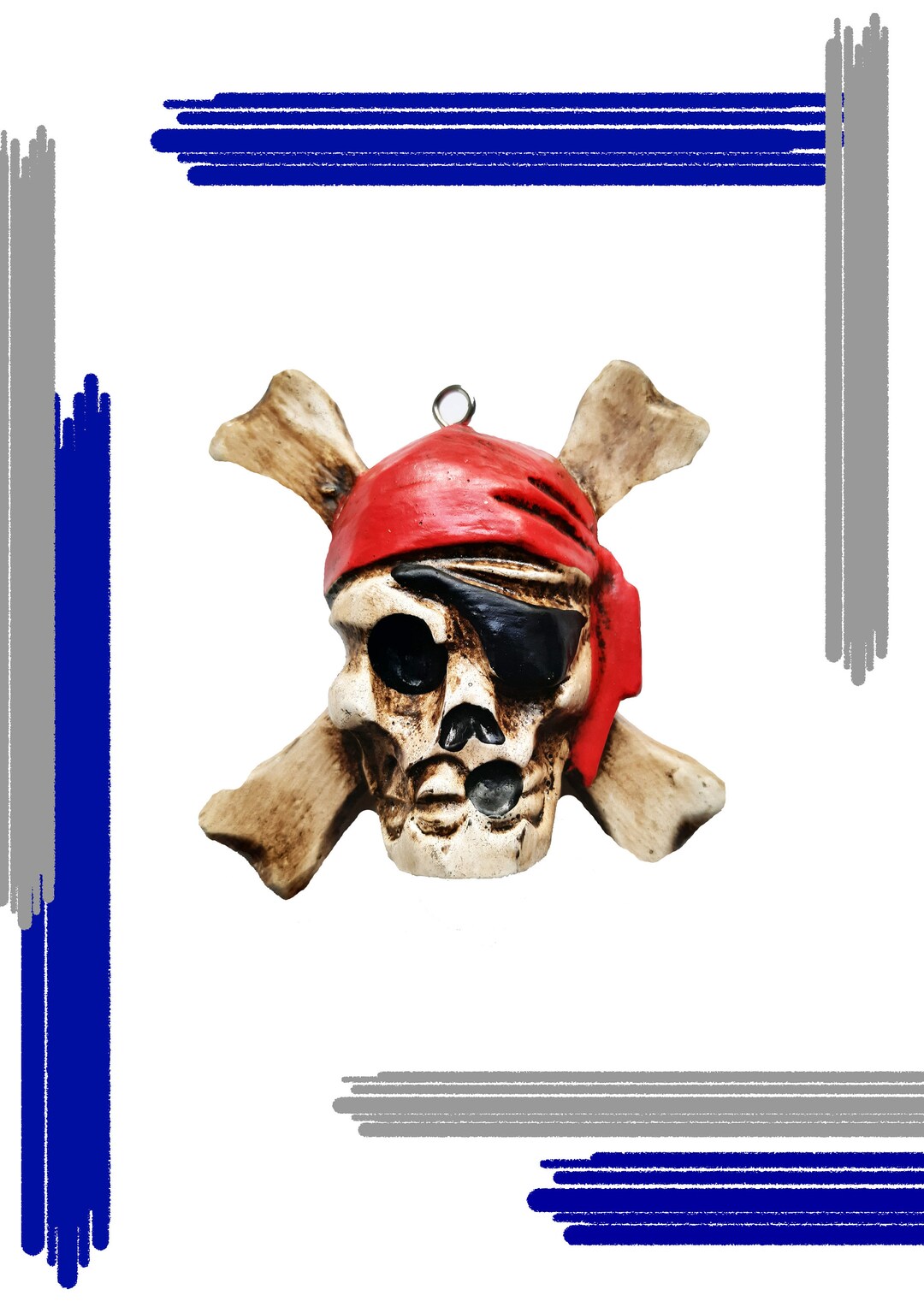 Pirate Crossbones Stylish Kitsch Novelty Artistic Themed Etsy