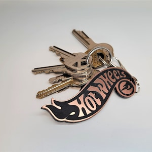 Black & Copper Key Chain in gift box