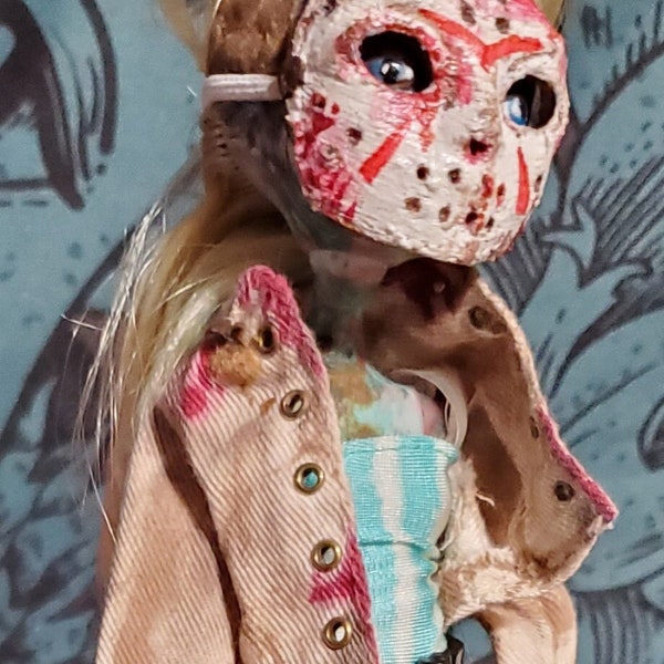 Jason Voorhees ooak monster high doll