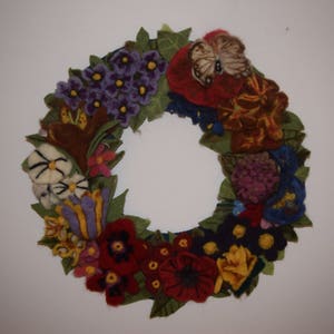 Garland, flowers, Victorian, image 1