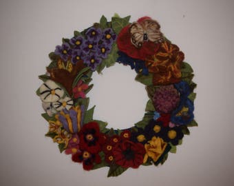 Garland, flowers, Victorian,