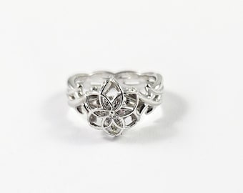 Elven Ring V2 - Silver Ring - Fantasy Ring