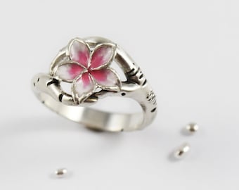 Sakura Ring V2 - Hanami Ring - Silver Ring