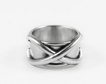 Time Ring - Silver Ring - Engagement Ring