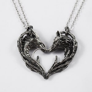 The Wolf and the River Spirit - Unisex Necklace