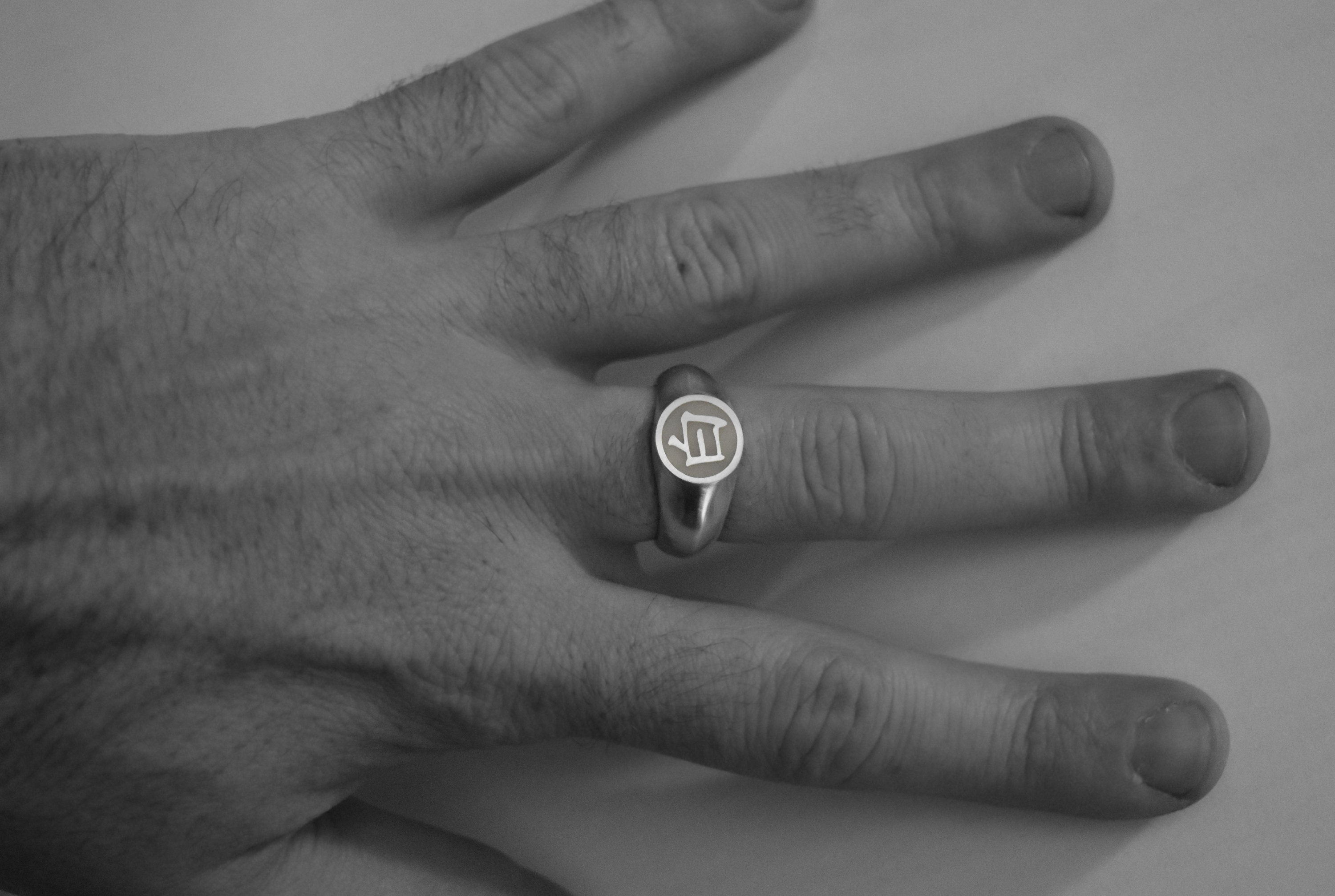 男女兼用 - Rings Silver Unisex - V1 Rings Kanji Japanese Etsy - Rings アクセサリー