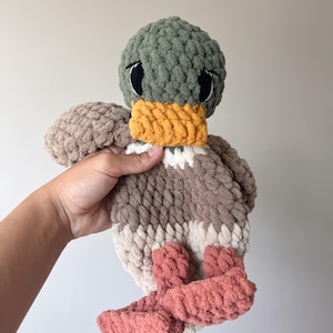Crochet Mallard Duck Lovey