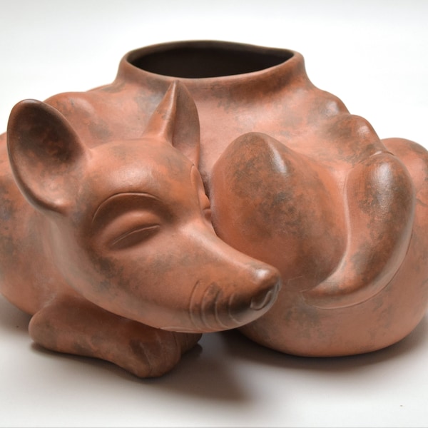 Teotihuacan Lying Dog, Pre-Columbian Art (Museo Amparo, Puebla)