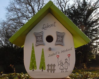 Vogelhaus als Hochzeitsgeschenk