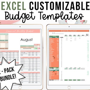 Excel Budget Template | Excel Budget Spreadsheets | Excel Gift| Dave Ramsey Budget Templates | Excel Budget BUNDLE | INSTANT DOWNLOAD