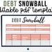 Debt Snowball Printable Dave Ramsey Debt Snowball Tracking Sheet Debt ...