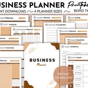 Business Planner, Small Business Planner, Business Planner PDF, 2023 Business Plan, Business Startup, Business Tracker, Small Business