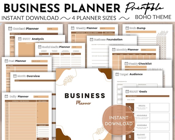 Business Planner, Small Business Planner, Business Planner PDF, 2023 Business Plan, Business Startup, Business Tracker, Small Business
