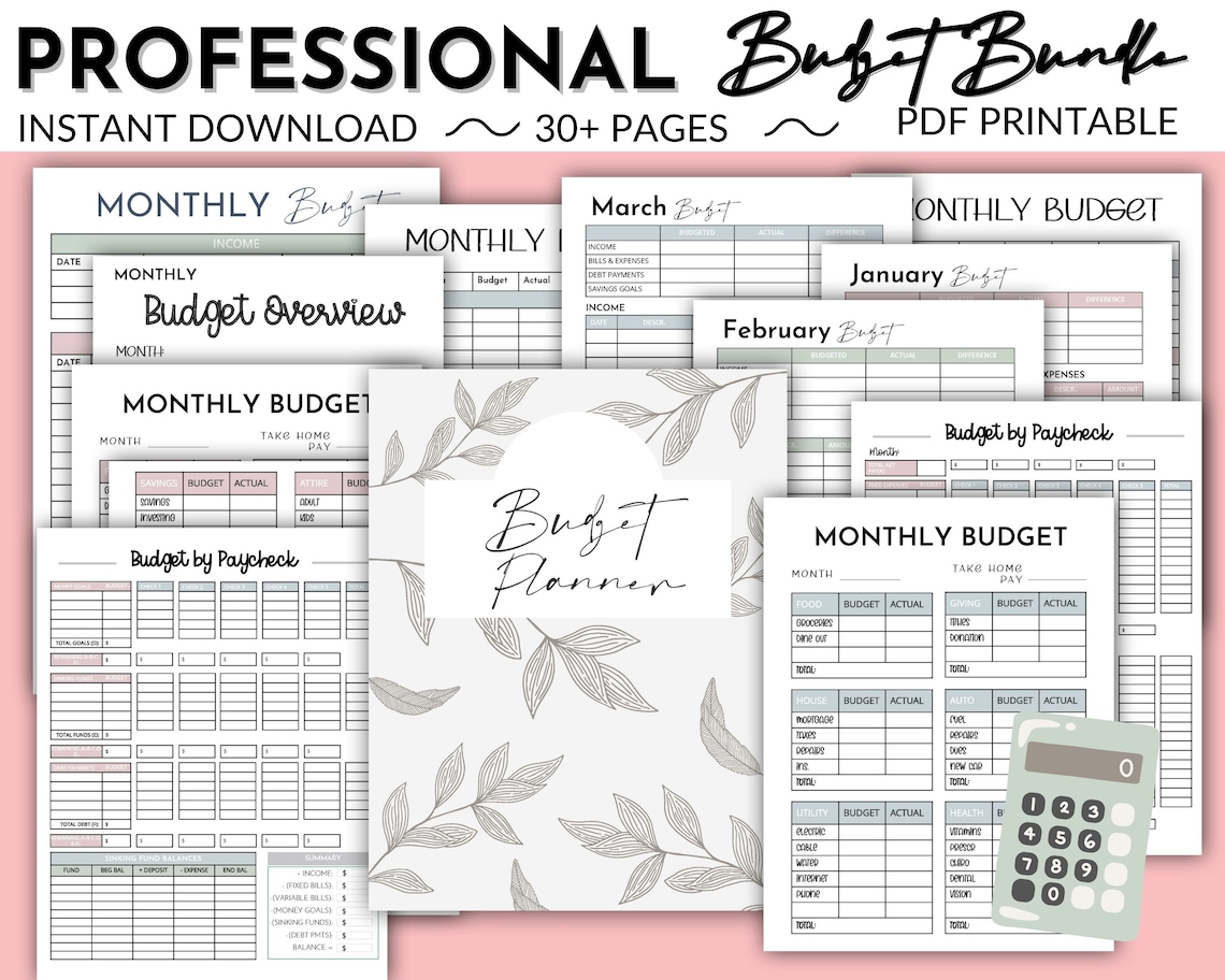 Budget Binder Templates | Finance Planner | Budget Planner | Budget
