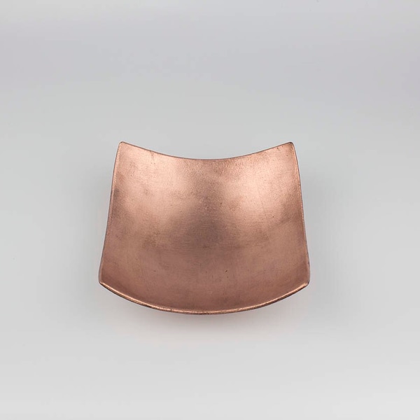 Medium size Square Copper bowl - Jewellery Dish - Copper Anniversary Her - Copper Gift for New house - custom Jewellery dish