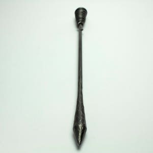 Fire Poker, Firewelded point, Wrapped handle, Forged