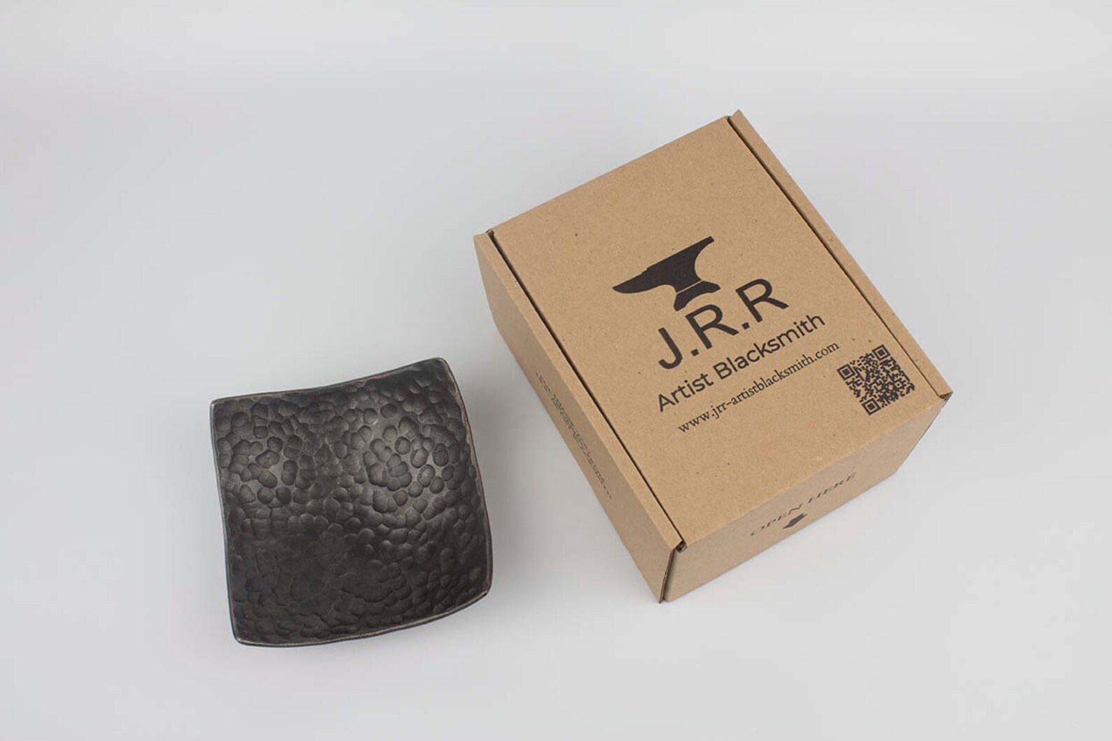 Small Square Bowl Stainless Steel Bowl Hand Made Hammered - Etsy