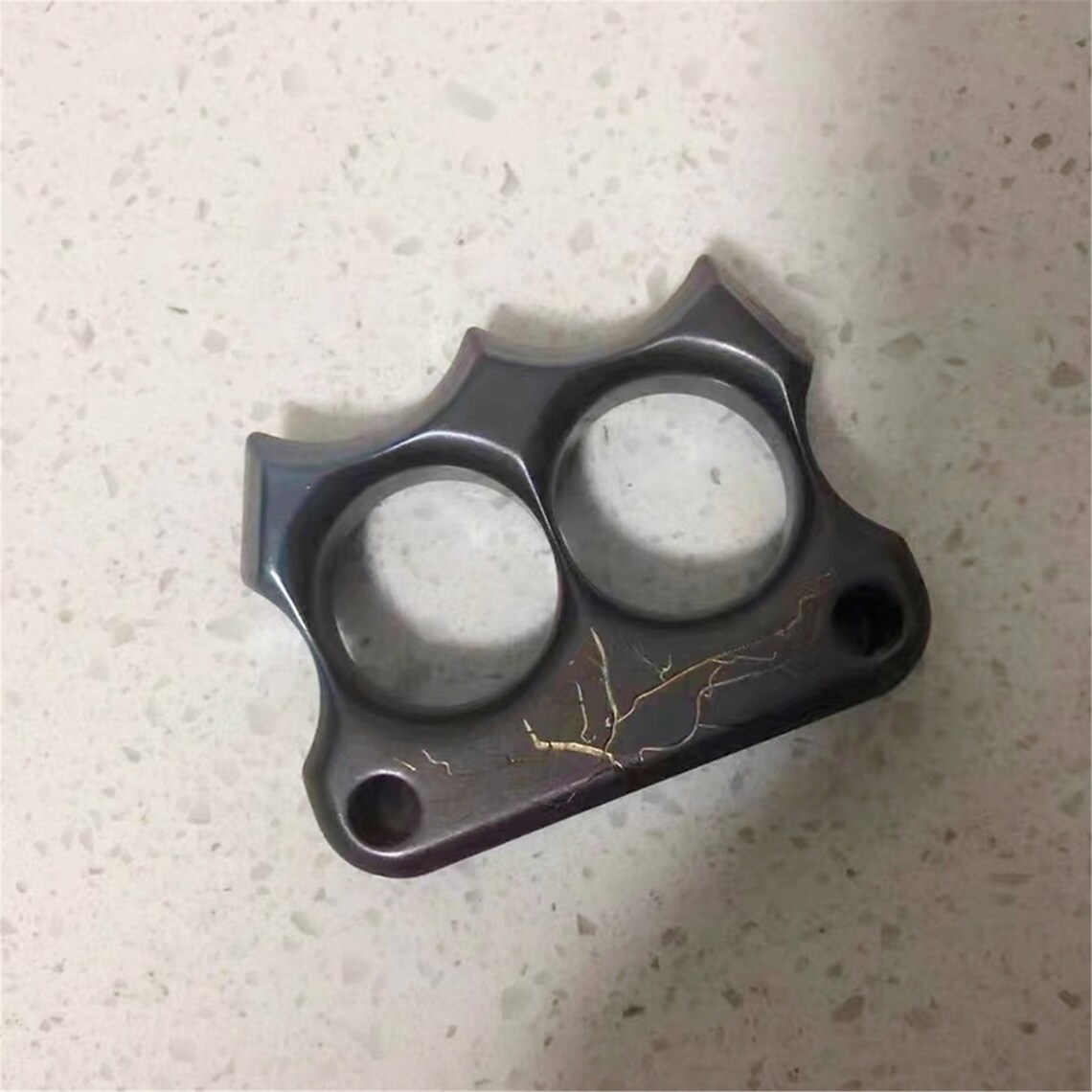 Two Finger Knuckle Ring Mid Ring Titanium Knuckles Etsy