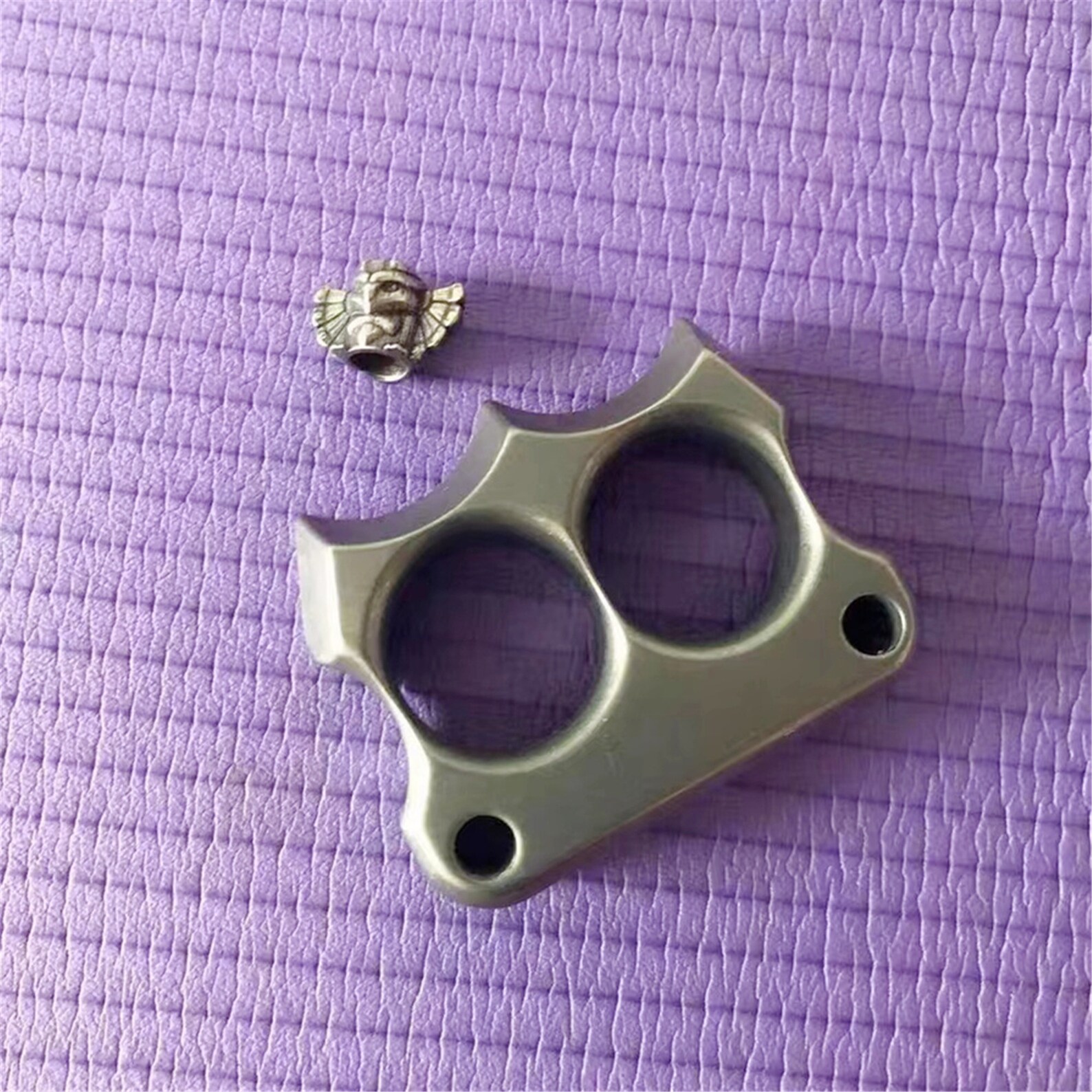 Two Finger Knuckle Ring Mid Ring Titanium Knuckles Etsy