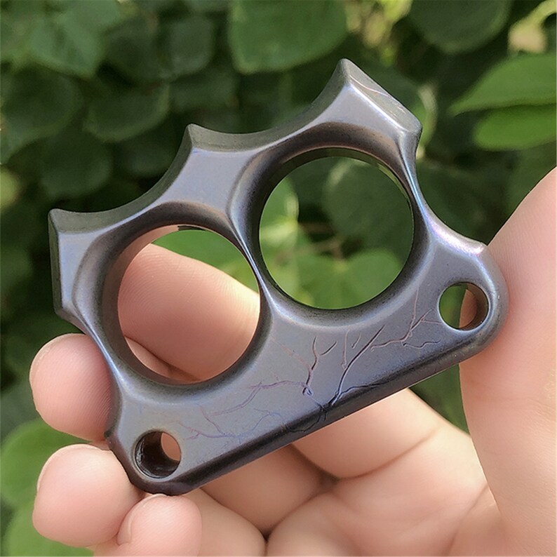 Two Finger Knuckle Ring Mid Ring Titanium Knuckles Etsy