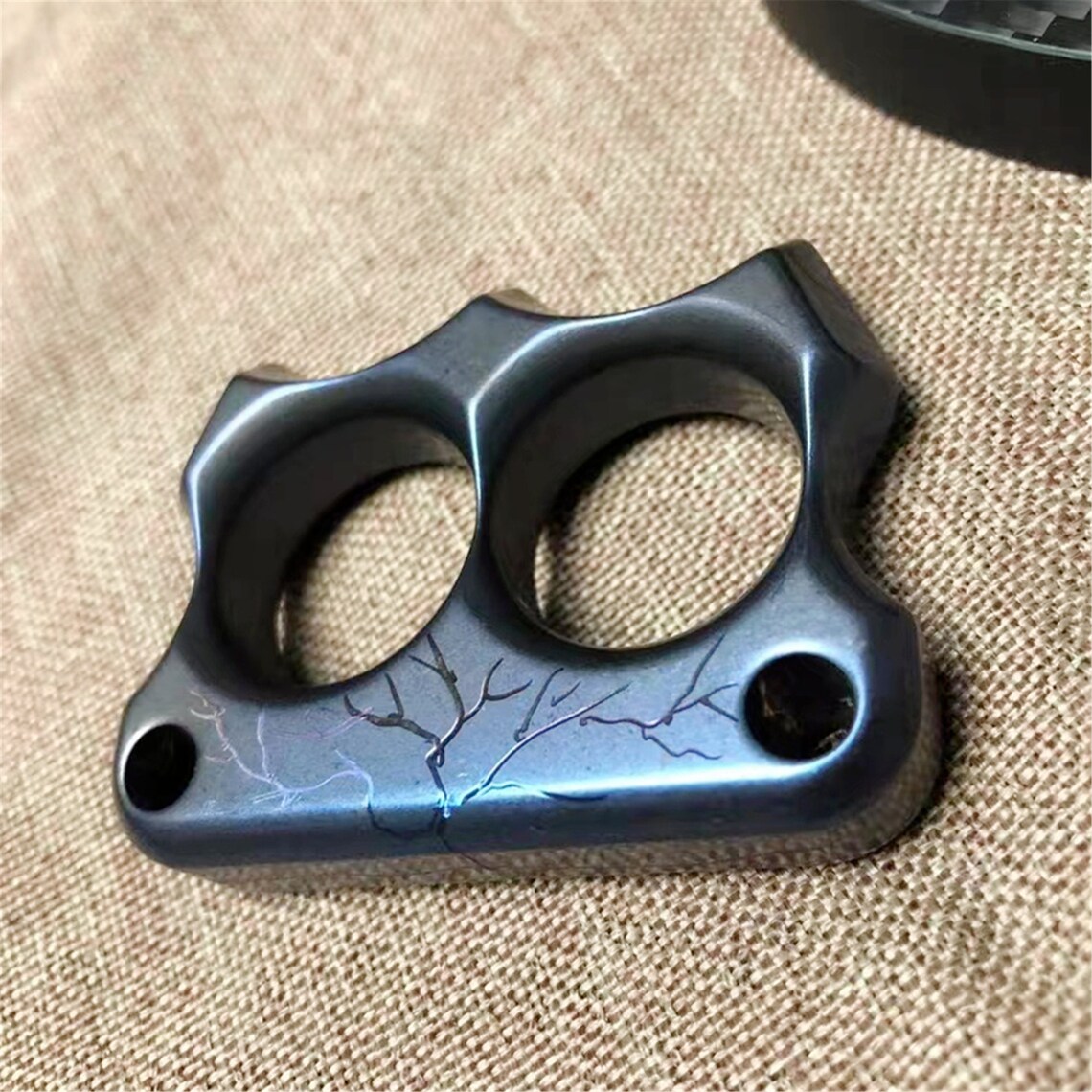 Two Finger Knuckle Ring Mid Ring Titanium Knuckles Etsy