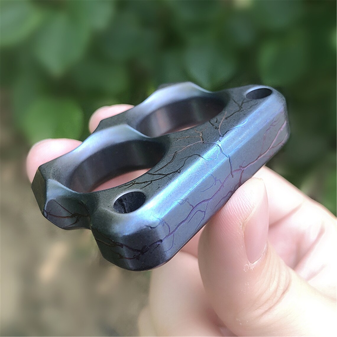 Two Finger Knuckle Ring Mid Ring Titanium Knuckles Etsy