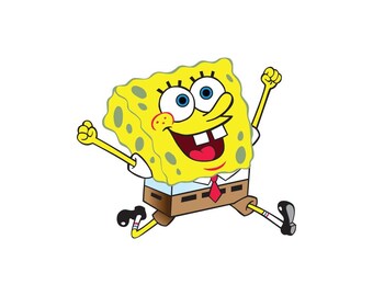 Spongebob SVG, Spongebob Clipart for Design,Print,Silhouette Cameo,Cricut