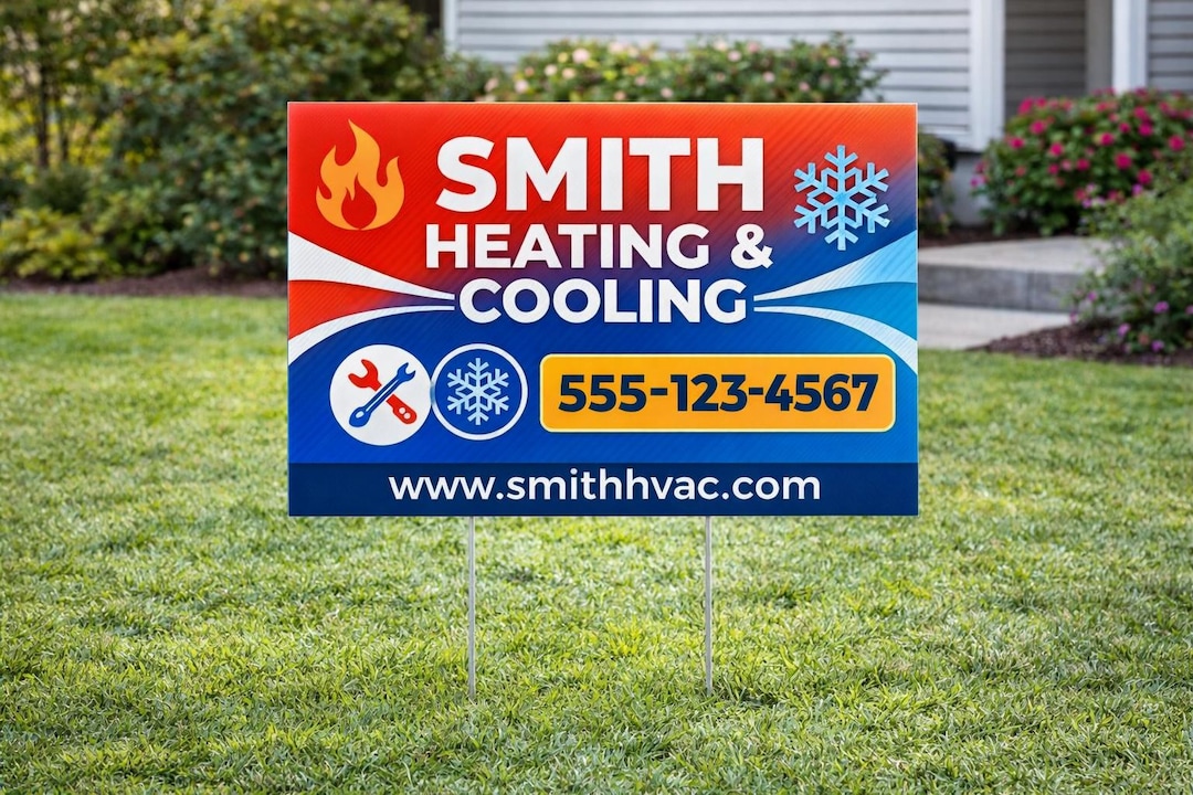 HVAC Yard Sign – 24