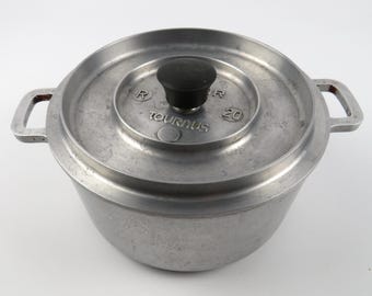 Vintage 8 Quart Aluminum Oval Roaster by Tournus France | Oval
