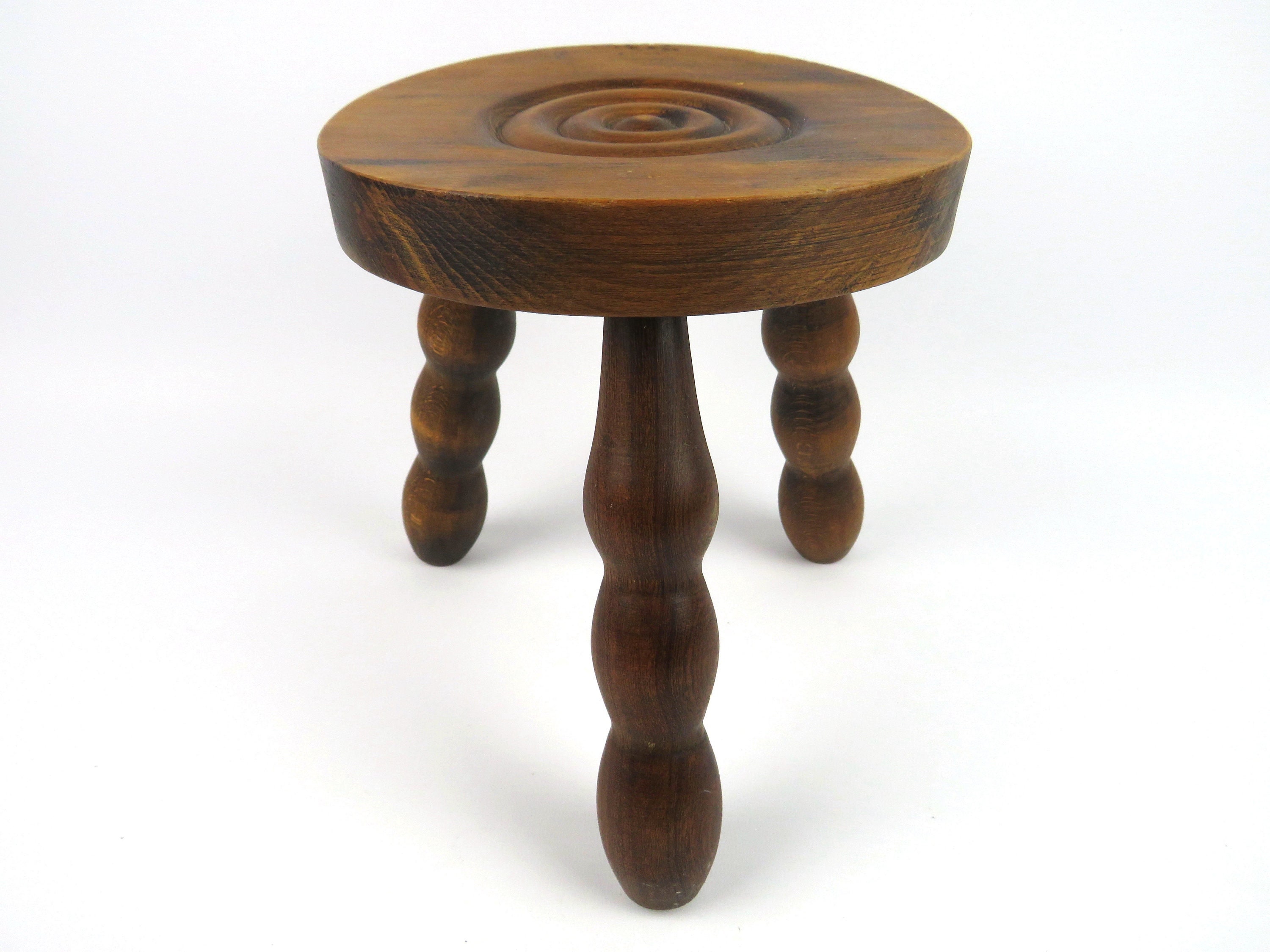 tabouret Tripode En Bois,