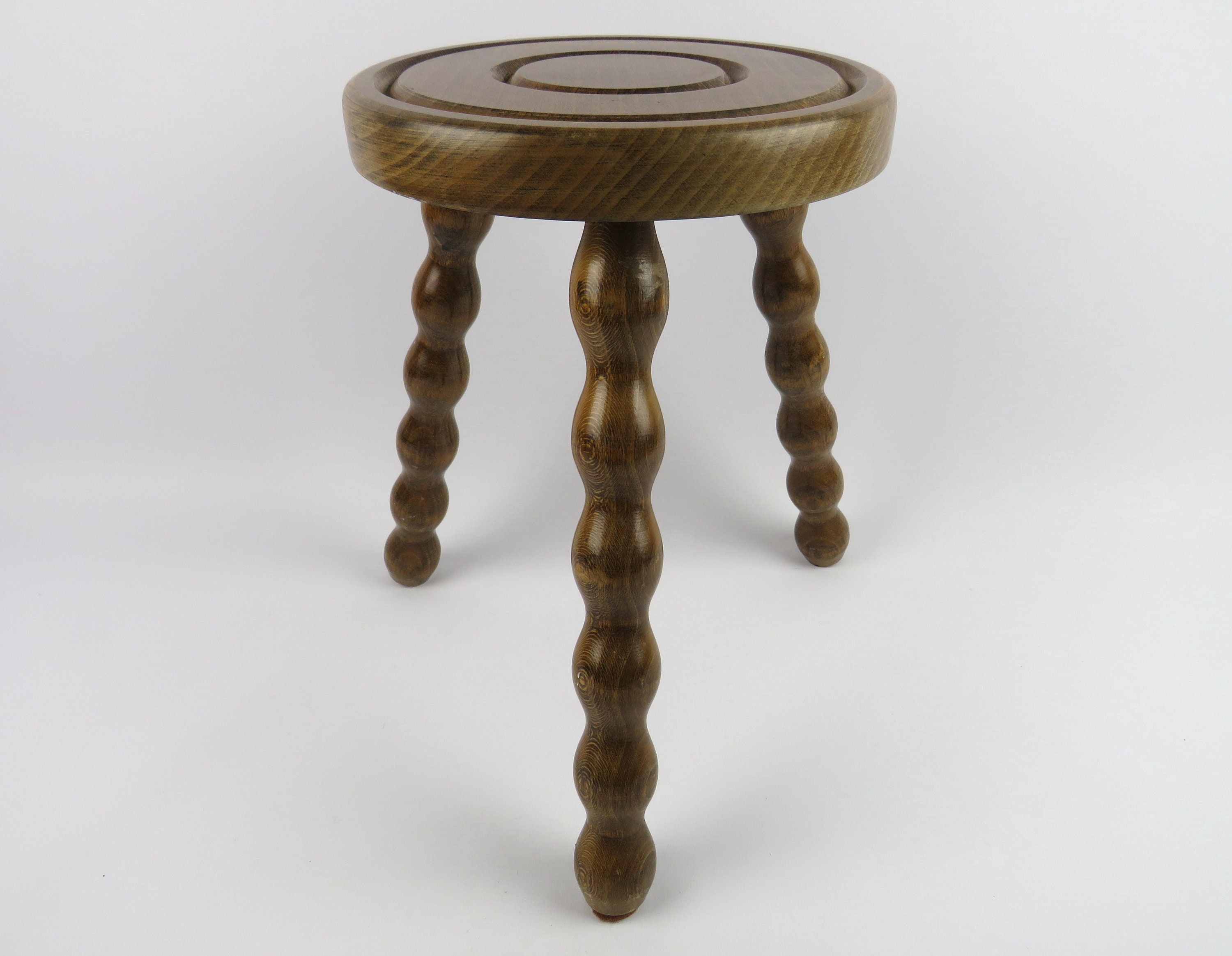 tabouret Tripode En Bois,