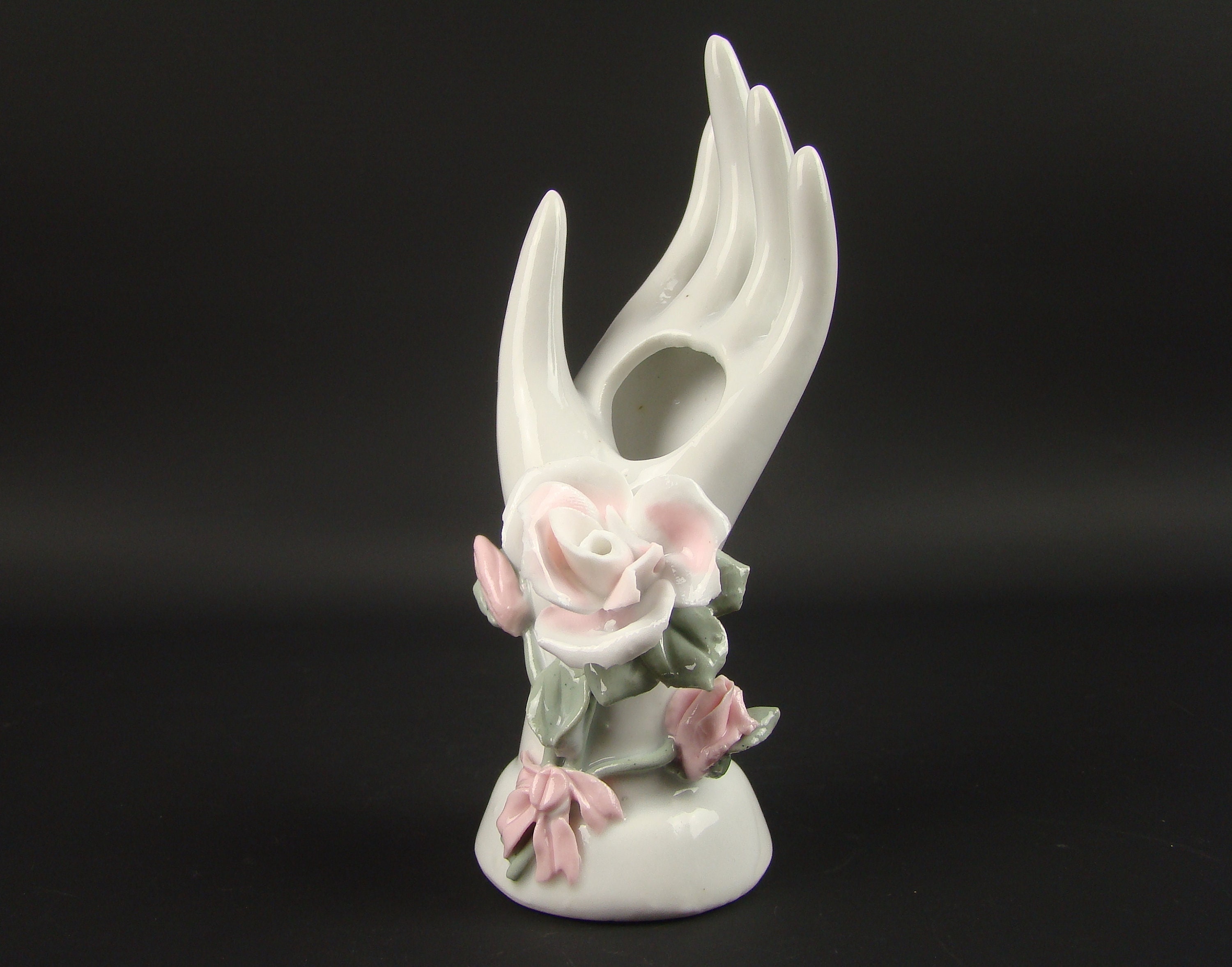 French Porcelain Hand Ring Holder Hand Shaped Jewelry Etsy