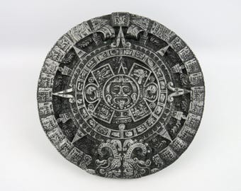 アステカ暦の太陽の石の彫刻の壁の庭の芸術の装飾彫刻メキシコの工芸品