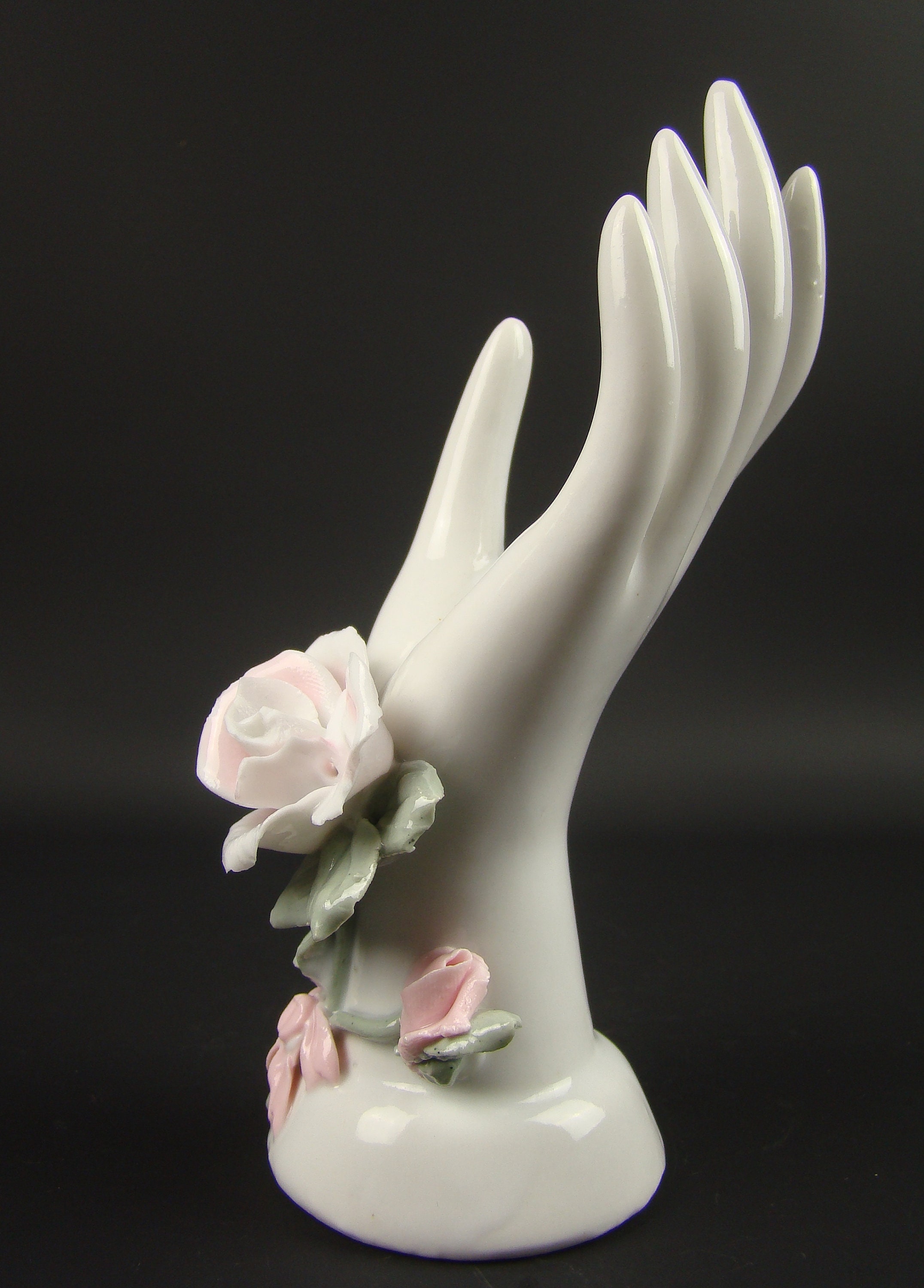 French Porcelain Hand Ring Holder Hand Shaped Jewelry Etsy