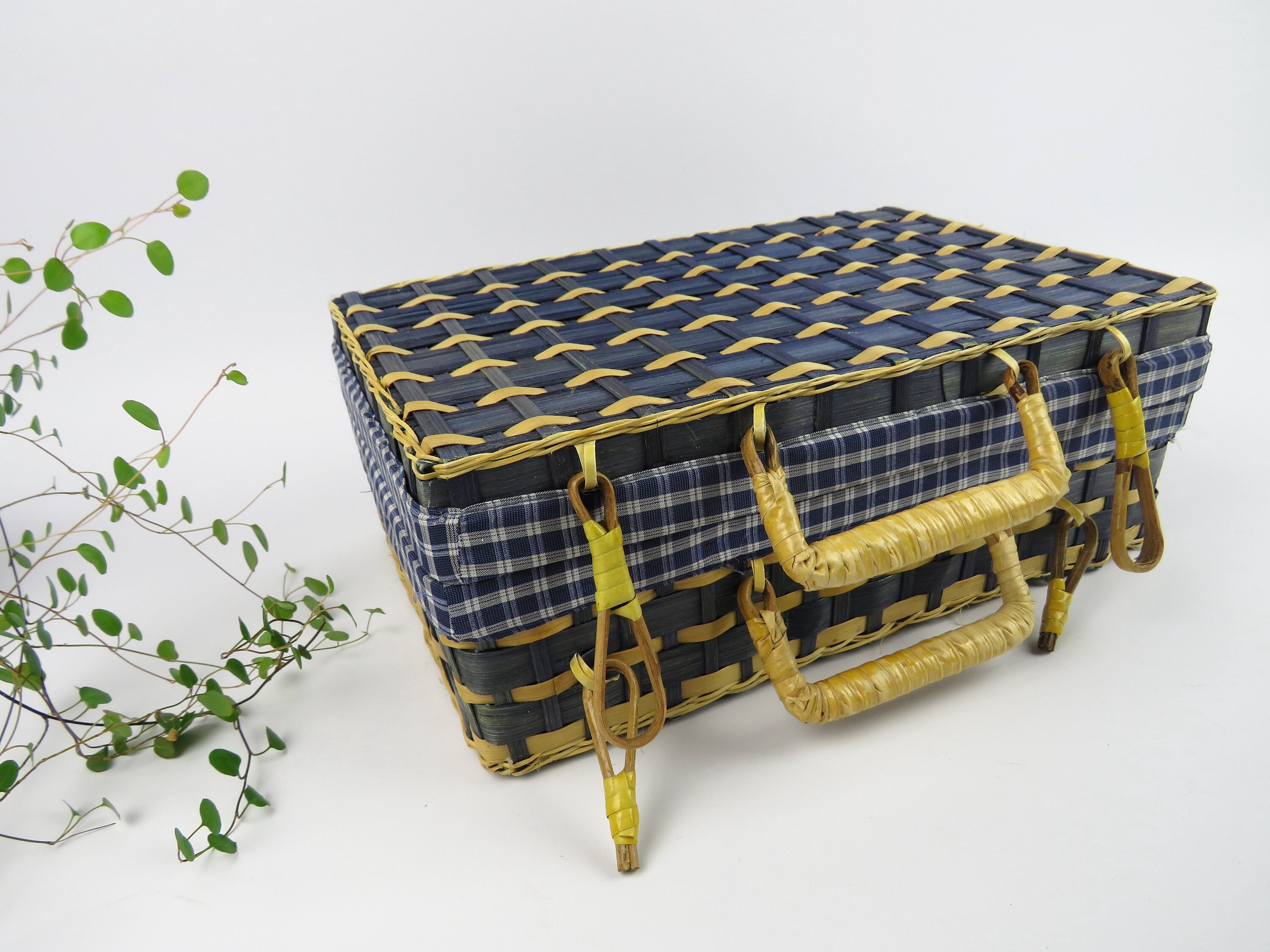Valise En Osier Paille