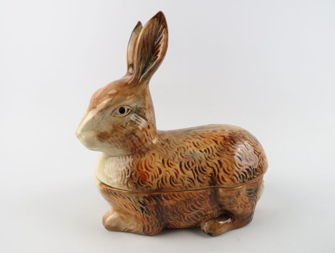Michel Caugant Bunny Rabbit Hare Terrine – Collectible Animal Terrine ...