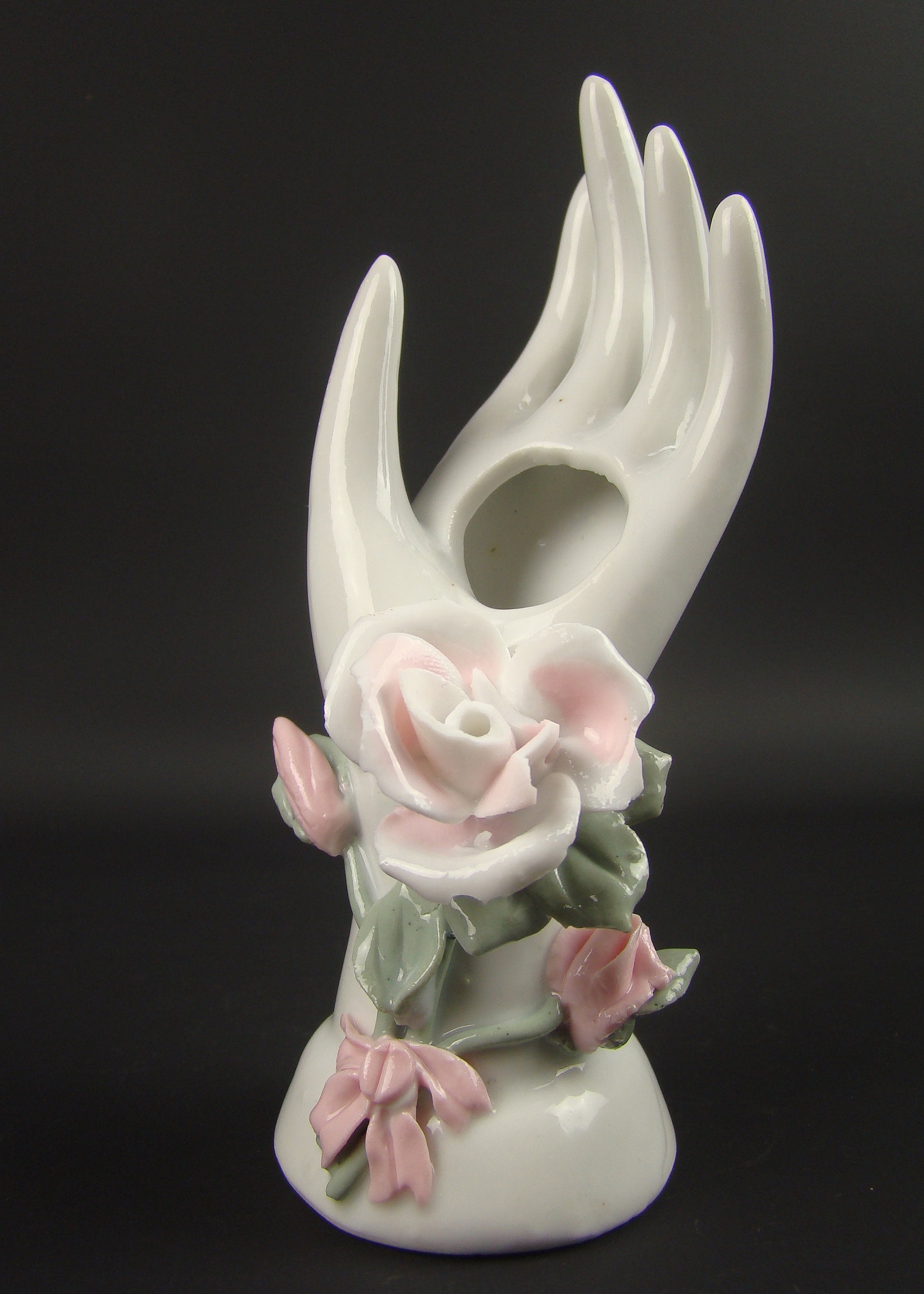 French Porcelain Hand Ring Holder Hand Shaped Jewelry Etsy