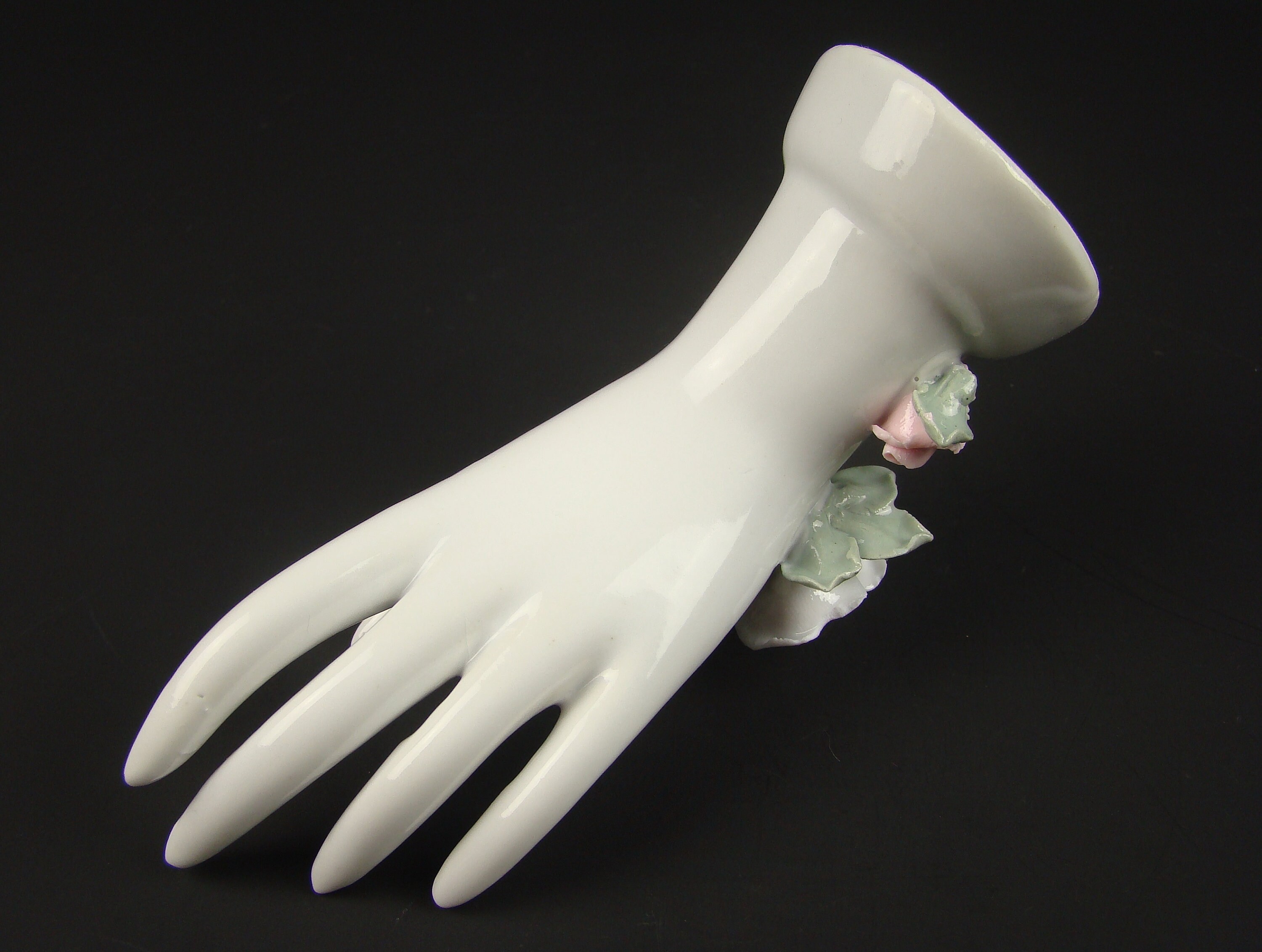 French Porcelain Hand Ring Holder Hand Shaped Jewelry Etsy