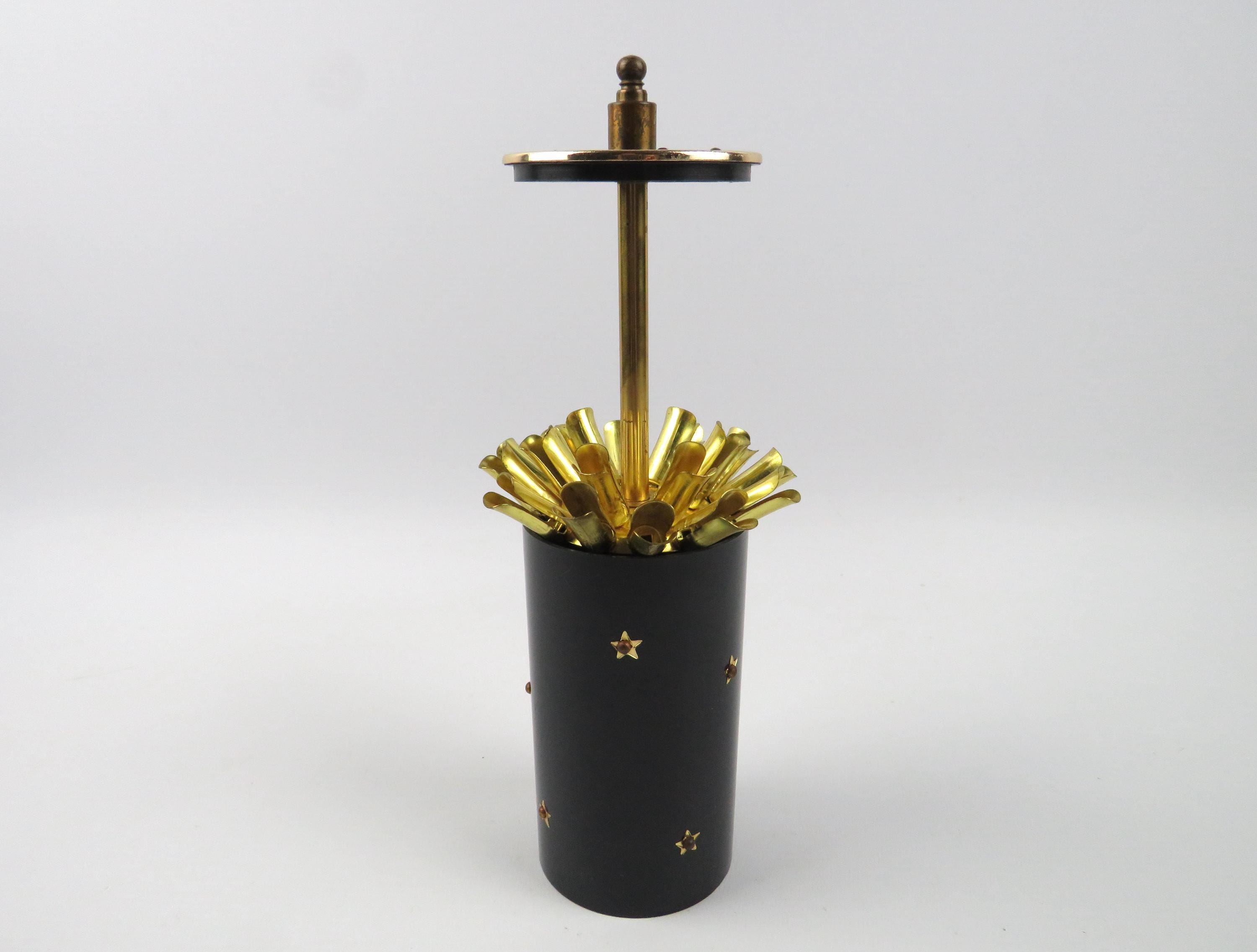 long gold rolled cigarette holder pipped Gold Ciggarette Holder
