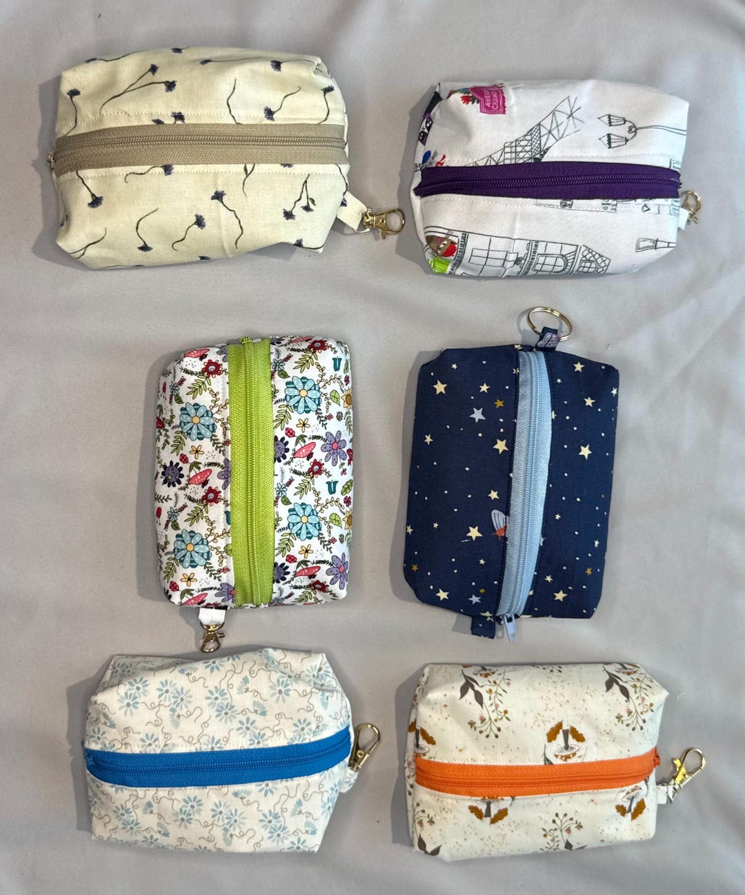 Mini Keychain Bag | Small Zipper Pouch Keychain | Coin Purse Keychain ...
